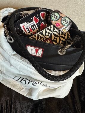 4 Piece Brighton Fashionista Cover Girls Tote with & Matching Pouches